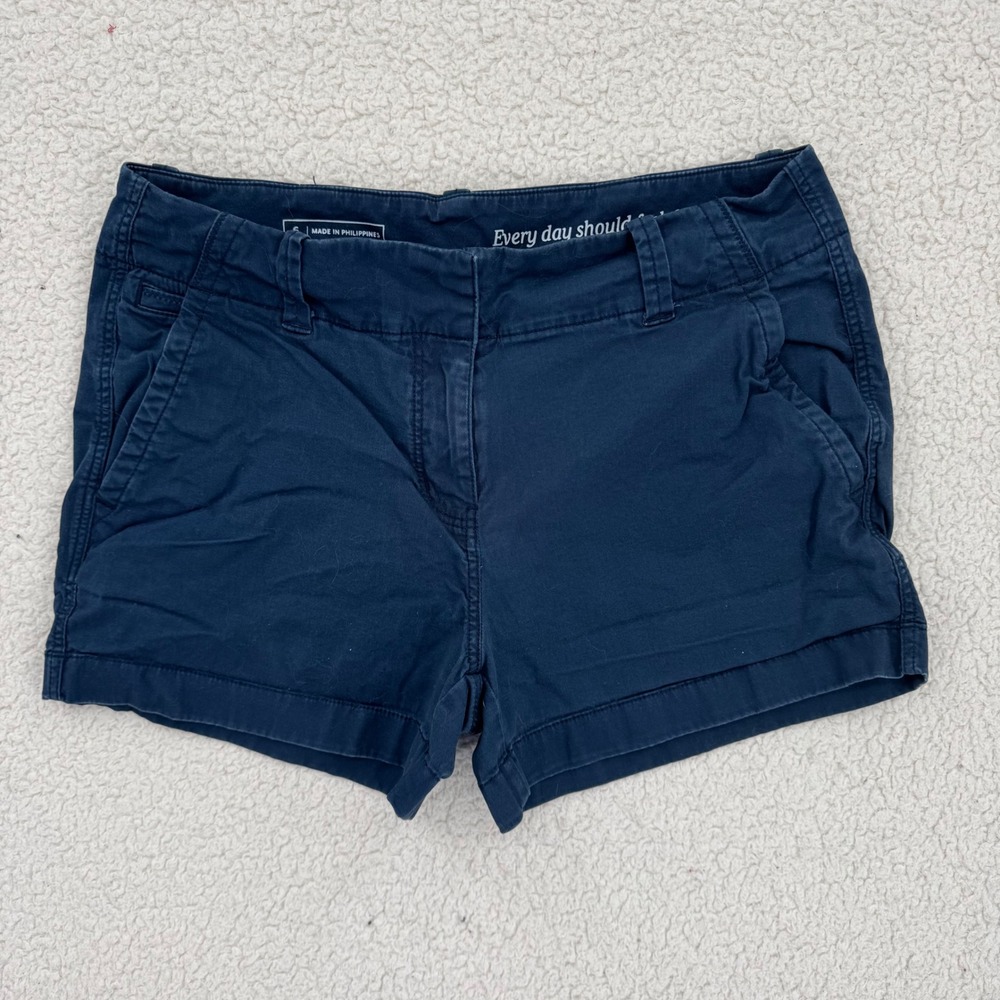 Vineyard Vines Every Day Shorts Women Size 6 Blue Blazer 3 1/2 Inch Inseam
